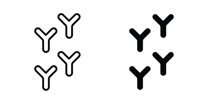 Bifidobacterium probiotics icon for Graphic Design Projects. EPS10