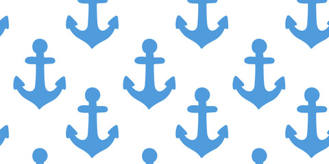 seamless anchor stencil pattern vector background © Tetiana Kasatkina