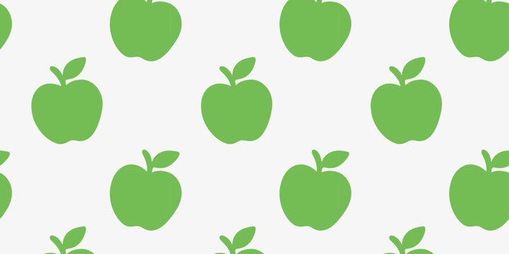 seamless apple stencil pattern vector background