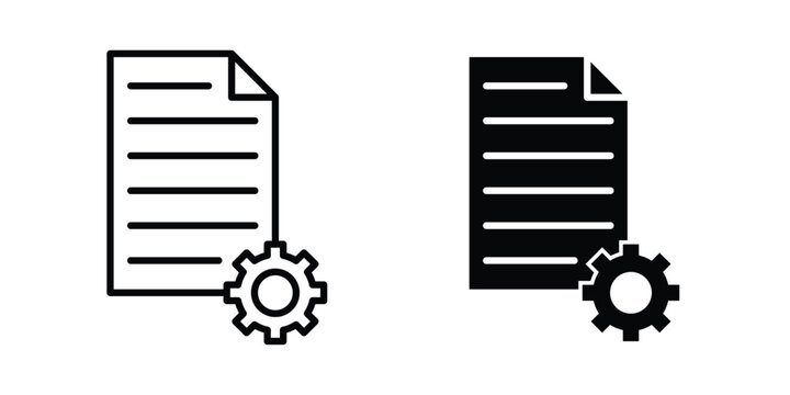 Content management icon for Graphic Design Projects. EPS10
