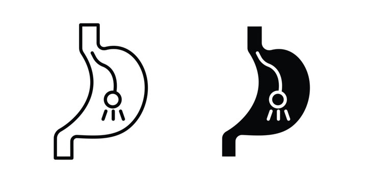 Endoscopy icon for Graphic Design Projects. EPS10