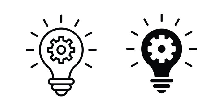 Innovation icon for Graphic Design Projects. EPS10