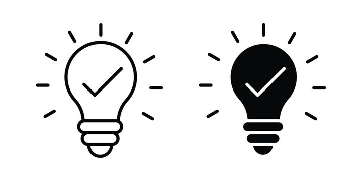 Insight icon for Graphic Design Projects. EPS10