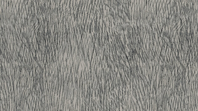 Seamless pattern with gray graphite pencil hatching. Black and white hand drawn texture. Horizontal background with vertical scribbles 