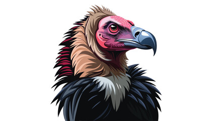 vulture bird clipart vector illustration © Nayon
