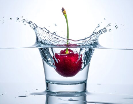 cherry in water