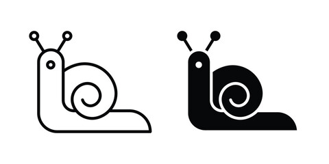 Snail icon for Graphic Design Projects. EPS10 © Hestia
