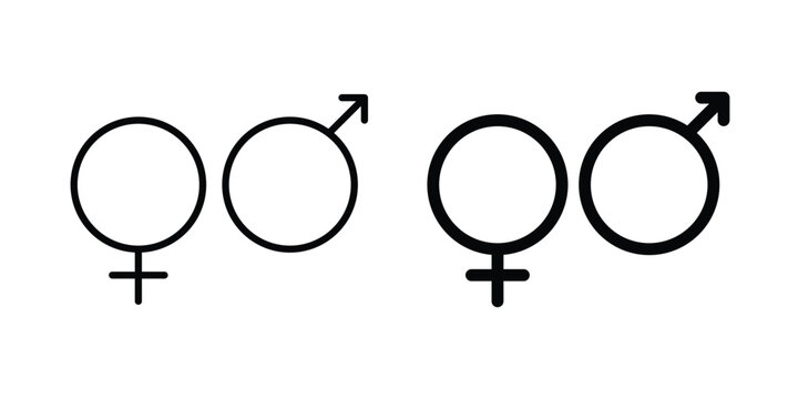 Unisex icon for Graphic Design Projects. EPS10