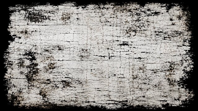Distressed Plastisol Ink, Wooden Cracked Texture Overlay. For Retro T-shirt designs. Rough Dirty Worn Effect. Vintage Isolated Pattern