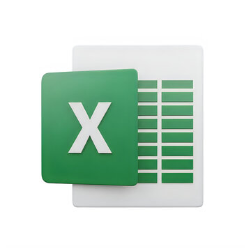 Excel spreadsheet icon with grid