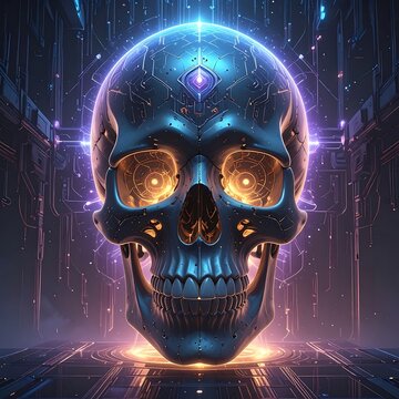 Kunpei_yamanashi デジタルプリント BLUE SKULL Blue Skull Paint Kit