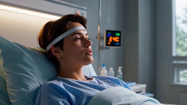 ICU Patient Using Brain Control to Adjust Hospital Environment