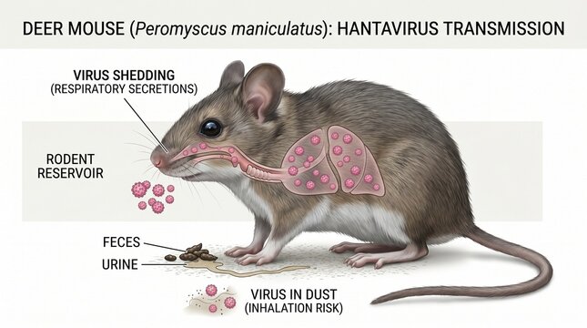 Understanding Hantavirus Transmission How Deer Mice Spread the Virus Through Respiratory Secretions and Bodily Fluids