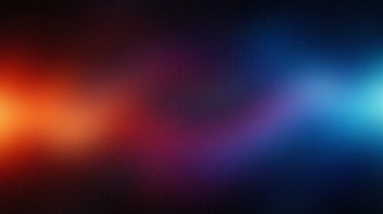 Obraz premium Vibrant gradient background with a smooth transition from warm orange and red tones to cool blue and purple hues