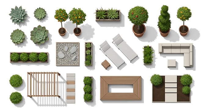 Outdoor Garden Design Elements Layout