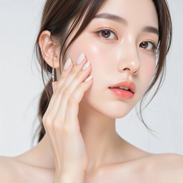 綺麗な女性のビューティーイメージ
