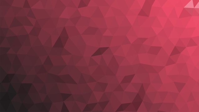 Abstract geometric background with red triangles