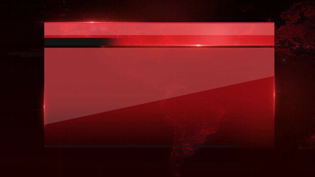 News Background HD animation. Modern News Template for TV broadcast HUD information box