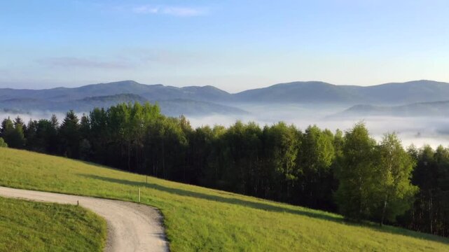 Beskid Sądecki, dolina Popradu, Muszyna Wesoł&oacute;wka.