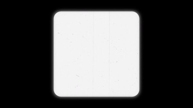 Vintage 8mm Film Grain Overlay with Dynamic Flickering Noise, Black Square Feame, Dust, Scratches, and Retro Film Burn Effects in 4K 