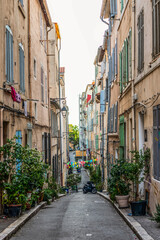 Fototapeta premium Ruelles dans le quartier du panier à Marseille