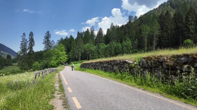 pista ciclabile bicicletta pedalare sport Val di Sole 