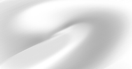Fototapeta premium Abstract white background with Silver Waves, Smooth metal Effect and 3D monochrome Gradient