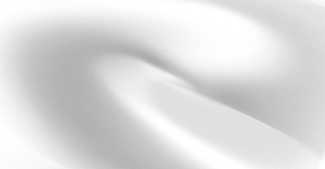 Fototapeta premium Abstract white background with Silver Waves, Smooth metal Effect and 3D monochrome Gradient