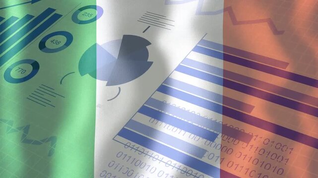 Ripple starting, tricolour overlay rippling across charts, revealing bars and binary for report