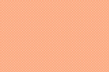 Fototapeta premium Peach dune radial dots seamless pattern in soft pastel color 