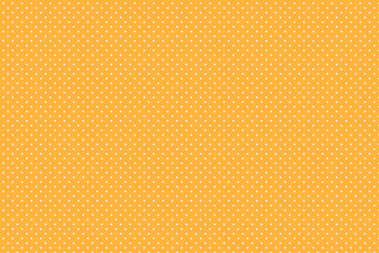 Radial dots seamless pattern vector on gold yellow background  