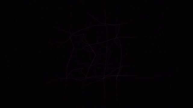 Abstract warp field on clean white background - seamless 4K loop. 3D grid deformed by physics forces with depth fog. Science and physics visualization.