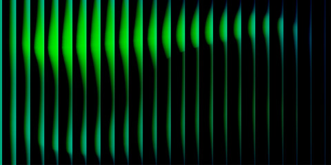 Abstract vertical lines with green and black gradient, a vibrant and modern graphic background © Sanatçi