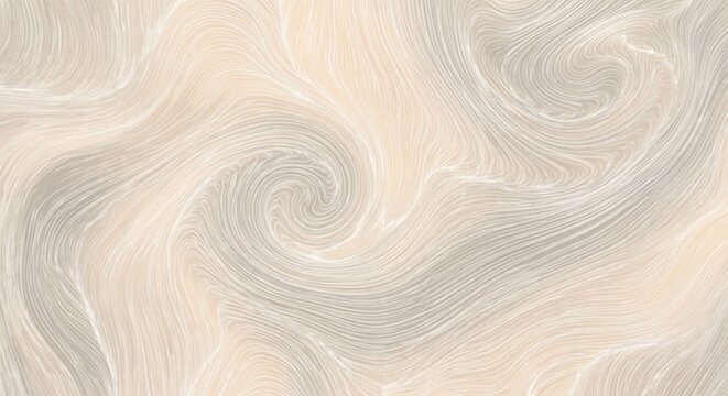 Abstract beige and gray fluid wavy lines texture background. Elegant neutral cream marble liquid flowing pattern