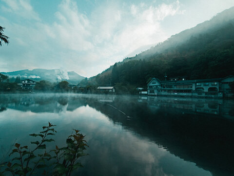 Japan Yufuin Kinrin lake