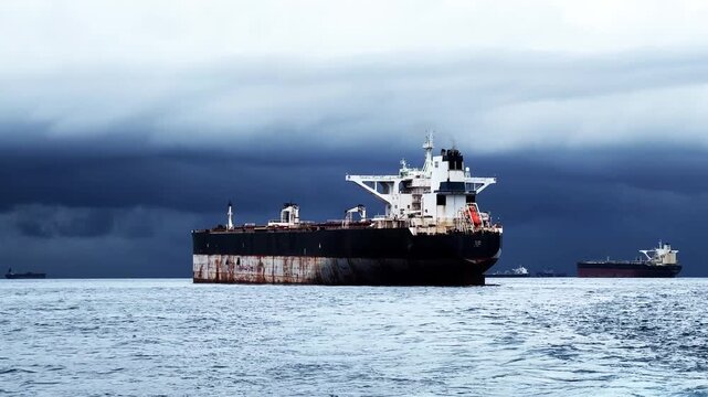 Iranian oil tankers in the Strait of Malacca part of the dark fleet