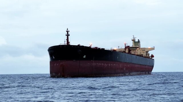 Iranian oil tanker part of the dark shadow fleet