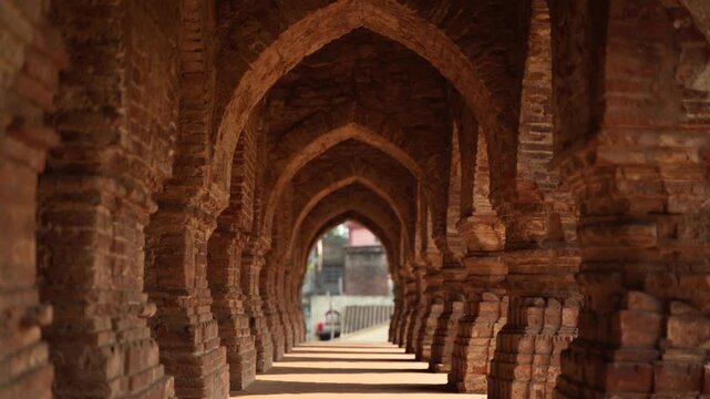 This Ras Temple is one of the prominent architectural landmarks of Bishnupur, West Bengal. The Terracotta Temples of Bishnupur.