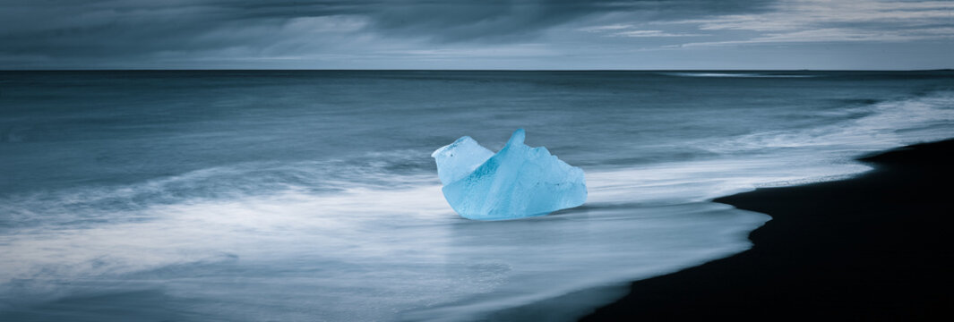 Icebergs On Diamond Beach Iceland