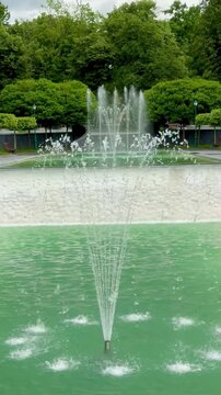 fountain in the park