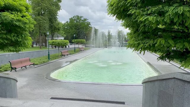 fountain in the park