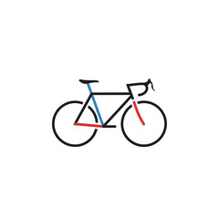 Fototapeta premium road bike, bicycle icon