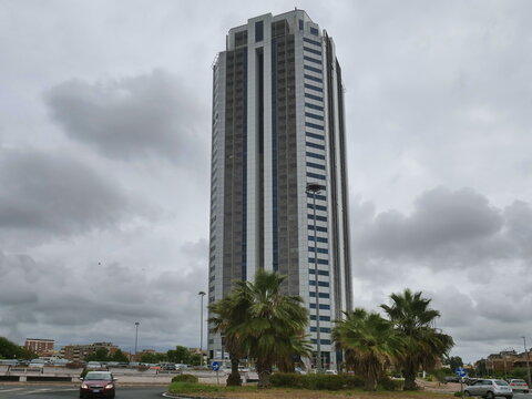 Torrepontina skycraper in Latina, Lazio, Italy