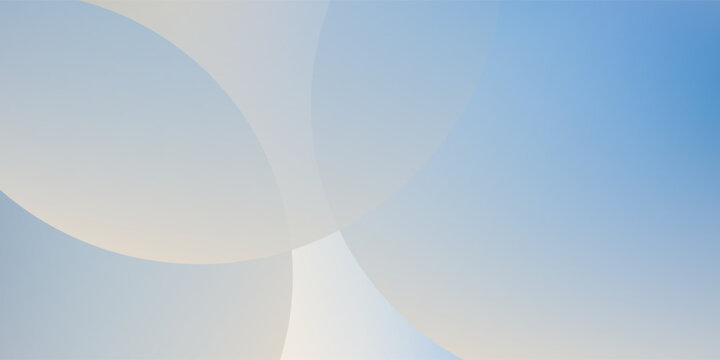 Minimal Blue Abstract Background With Soft Circular Curves And Subtle Gradient For Modern Design