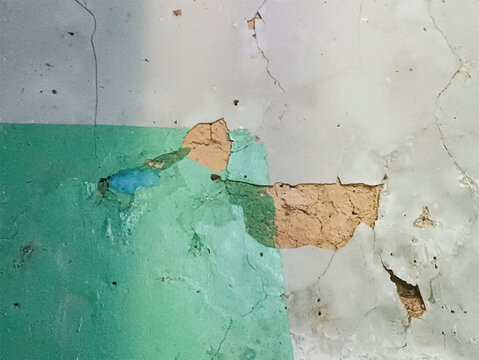 Peeling Painted Wall