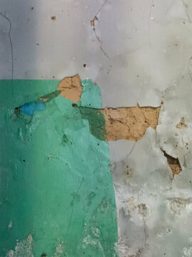 Peeling Painted Wall