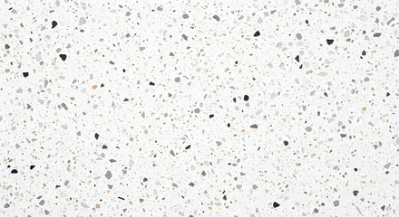 Naklejka premium White terrazzo stone texture with fine speckled patterns and smooth surface terrazzo material background speckled interior