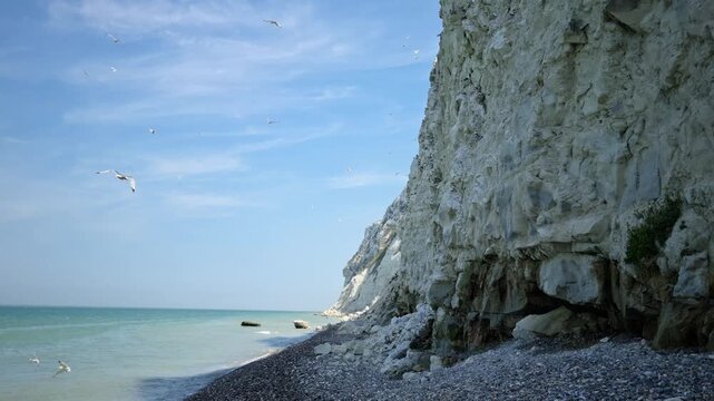 Blanc-Nez Cape in the north of France