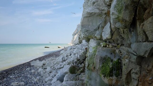 Blanc-Nez Cape in the north of France