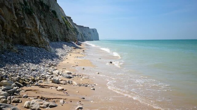 Blanc-Nez Cape in the north of France